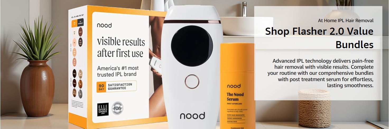 Nood Beauty | At‑Home Long‑Lasting Hair Reduction,Beauty Technology for Effortless Smooth Skin